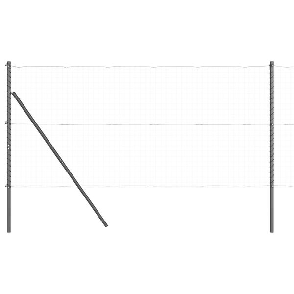 vidaXL Fence Post 52 pcs Grey 3.2 x 3.2 x 170 cm