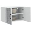 vidaXL Kitchen Cabinet with Shelf 2 pcs Grey Sonoma 60 x 31 x 40 cm