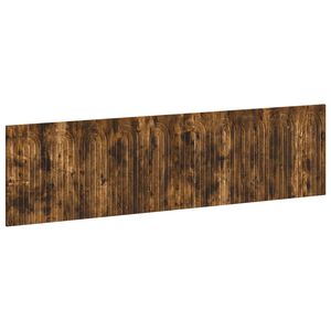 vidaXL Wall-Mounted Headboard ALKMAAR Smoked Oak Engineered Wood