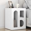vidaXL Bedside Table White 40 x 35 x 50 cm Engineered Wood