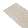 vidaXL Self-adhesive PVC Flooring Planks 5.21 m? 2 mm Oak Classic White