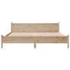 vidaXL Bed Frame without Mattress 200x200 cm Solid Wood Pine