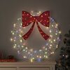 vidaXL Wreath with 60 LEDs Multicolour 76 x 8.5 x 76 cm Acrylic