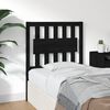 vidaXL Bed Headboard Black 80.5x4x100 cm Solid Wood Pine