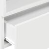 vidaXL Wall-mounted Bedside Cabinet White 45x26x28.5 cm