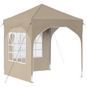 vidaXL Pop-up Party Tent 192 x 192 x 245 cm Cream