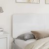 vidaXL Headboard with Headboard Gloss White 180 cm Engineered wood