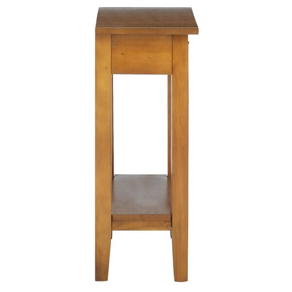vidaXL Console Table with Drawer 60x30x75 cm Solid Wood Mahogany