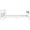 vidaXL Bed Frame without Mattress White 90x200 cm Solid Wood Pine
