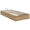 vidaXL Ottoman Bed Frame Artisan Oak 193 x 90 x 25 cm Engineered Wood