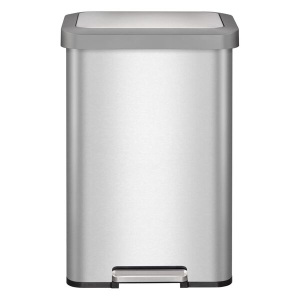 EKO Pedal Bin Cozy 45 L Matte Silver