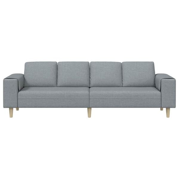 vidaXL Sofa Set Light grey Fabric