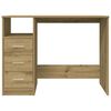 vidaXL Desk Artisan Oak 102x50x76 cm Engineered Wood