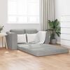 vidaXL Folding Sofa Bed Light Grey 148 x 71 x 83 cm Velvet