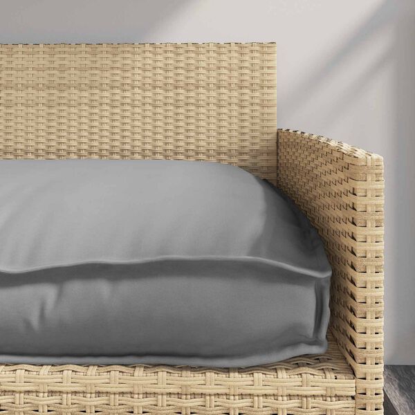 vidaXL Pallet Cushion Set 2 pcs Grey 150 x 40 x 8 cm Oxford fabric