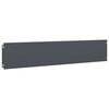 vidaXL Lawn Edgings 10 pcs Anthracite 20x103 cm Cold-rolled Steel