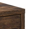 vidaXL Sideboard with Drawer Smoked Oak 80x34x76 cm Engineered Wood
