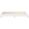 vidaXL Bed Frame No Mattress White 140x200 cm Engineered Wood
