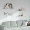 vidaXL Wall Shelf 4 pcs White Marble 100 x 9 x 3 cm Engineered Wood