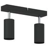 vidaXL Ceiling Spotlight Black 26 x 5.5 x 16.5 cm Metal