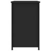 vidaXL Bedside Cabinet Black 40x36x60 cm Engineered Wood