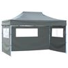 vidaXL Party Tent Folding Anthracite 291 x 431 x 315 cm Oxford Fabric
