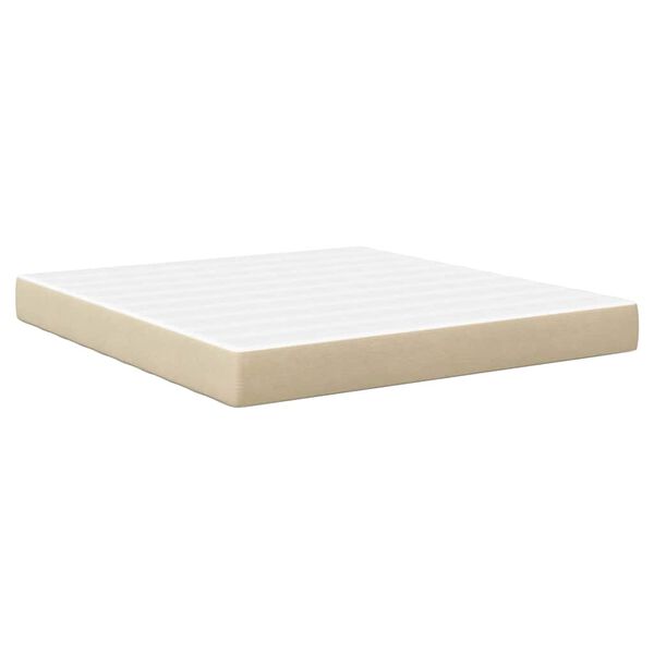 vidaXL Bed Mattress with Mattress Sage 180 x 200 cm Fabric