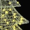 vidaXL Christmas Tree with 100 LEDs Warm white 120 cm Acrylic