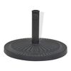 vidaXL Parasol Base Resin Round Black 29 kg
