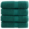 vidaXL Premium Wash Towels SOLUND 4 pcs Green 30x30 cm 600 gsm