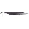 vidaXL Manual Retractable Awning with LEDs 4 x 3 m