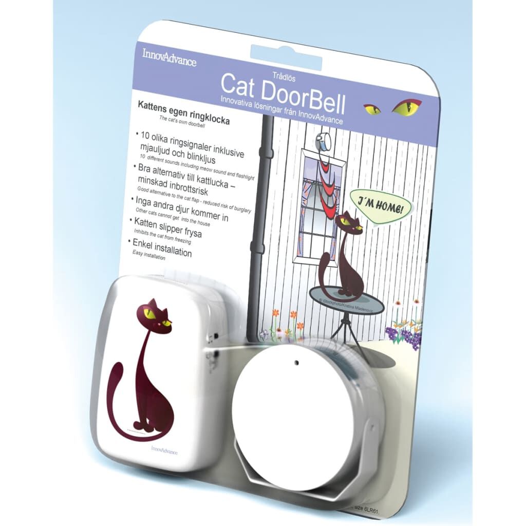 InnovAdvance Cat Doorbell 50 m White