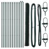 vidaXL Ground Fix Welded Wire Fence 25 x 1.5 m (W x H)