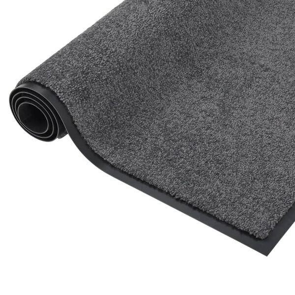 vidaXL Doormat Anthracite 80x120 cm