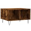 vidaXL Coffee Table Smoked Oak 60x50x36.5 cm Engineered Wood