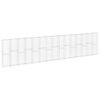 vidaXL Gabion Wall with Covers Galvanised Steel 900x30x200 cm