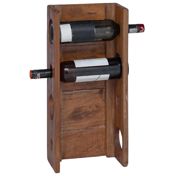 vidaXL Rack Brown 24 x 13 x 54 cm Solid Mahogany Wood