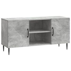 vidaXL TV Cabinet Concrete Grey 102 x 34.5 x 50 cm Engineered Wood