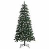 vidaXL Artificial Christmas Tree with 150 LEDs with Stand Green 120 cm
