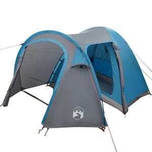 vidaXL Dome Tent Dome with Roof with Storage Blue 384 x 254 x 170 cm