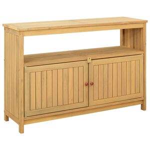 vidaXL Garden Console Table 110x35x75 cm Solid Wood Acacia