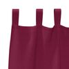 vidaXL Blackout Curtains with Rings 2 pcs Wine Red 225 x 140 cm