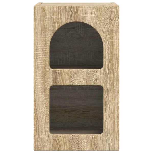 vidaXL Bedside Table Sonoma Oak 29.5 x 33.5 x 50 cm Engineered Wood