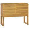 vidaXL Bathroom Cabinet | Natural wood | Solid teak wood | Medium