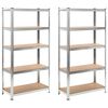 vidaXL Heavy-duty Storage Rack 2 pcs