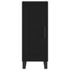 vidaXL Highboard Black 34.5x34x180 cm Engineered Wood