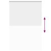 vidaXL Roller Blind Blackout White 160x210 cm Fabric Width 156.6 cm Polyester