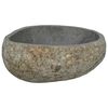 vidaXL Riverstone basin Light Grey 45 x 35 x 15 cm River Stone