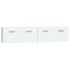 vidaXL Wall Cabinets 2 pcs White 80x35x36.5 cm Engineered Wood