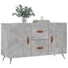 vidaXL Sideboard Concrete Grey 100x36x60 cm Engineered Wood